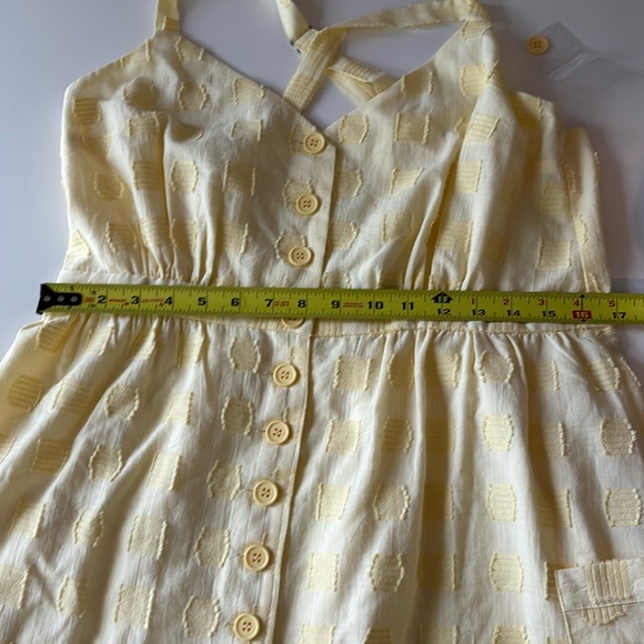 ModCloth | NWT Casual Eyelet Pocket Dress Yellow Anthropologie - Picture 10 of 11